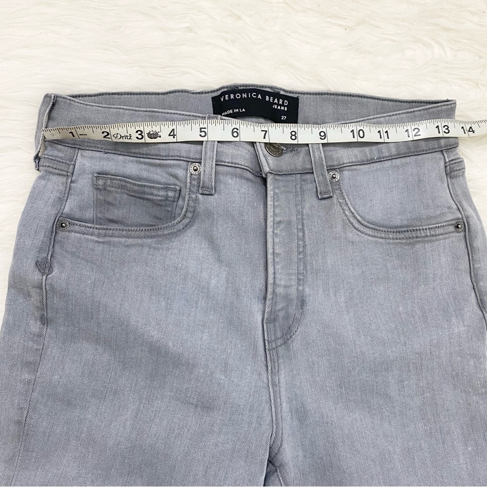 VERONICA BEARD Light Gray Skinny Jeans - Picture 3 of 6